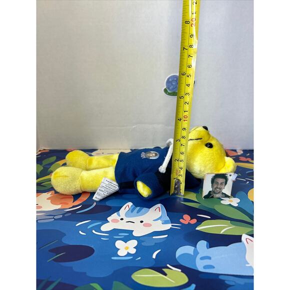 Limited Edition Rare Bear N Sync Beanie Plush Stuffed Animal Joey Yellow Bear - Picture 4 of 12
